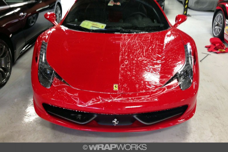 Ferrari 458 Clear Bra Installation
